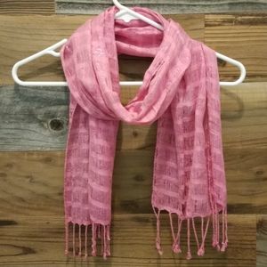 Pink Lightweight Scarf